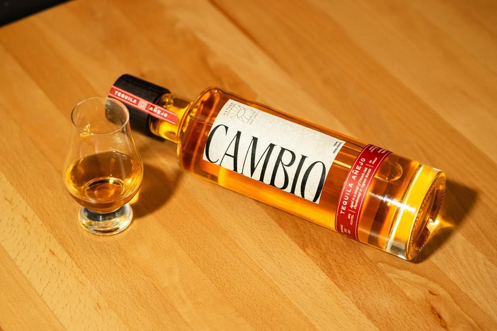 The label, up close